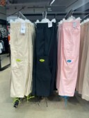 126 耐克Nike女刺绣LOGO宽松休闲工装 010 DM6570 FJ7717 收口长裤