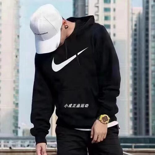 耐克大勾男女运动休闲连帽套头衫