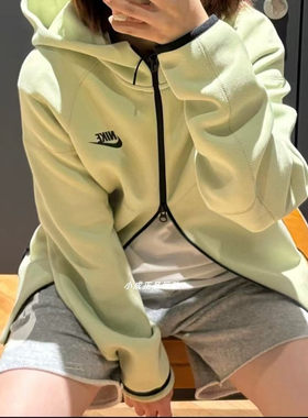 耐克/Nike 风行者男女针织连帽拼接夹克外套 FB7922-010-104-371