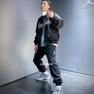 耐克 Nike CNY龙年限定男加绒束脚篮球针织长裤FN4062 FZ6381-010