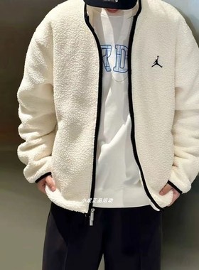 Nike Air Jordan男女摇粒绒立领夹克外套 FV8450 FV7449