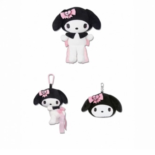 【2026联名BLACKPINK美乐蒂melody】周边日本毛绒挂化妆包玩偶