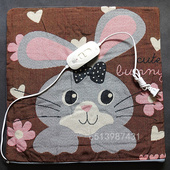 伟都牌拆洗亚麻布电热坐垫 办公室白领电热垫暖垫屁垫 加热椅垫