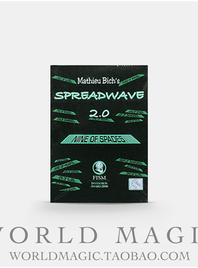魔术天下 展牌预言 Spreadwave 2.0 字迹白牌扑克道具Fool Us