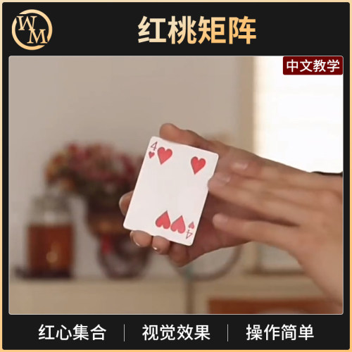 魔术天下魔术道具红桃矩阵