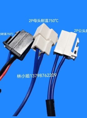 6.3连接器620042耐温750℃连接器接插件2P3P公母