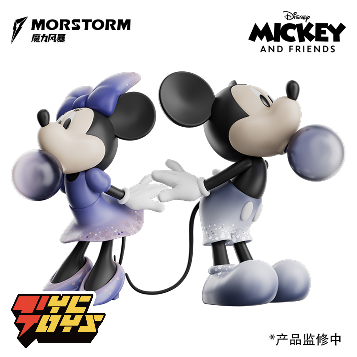 【TYCTOYS】正版预售 MORSTORM魔力风暴迪士尼吹泡泡米奇米妮摆件