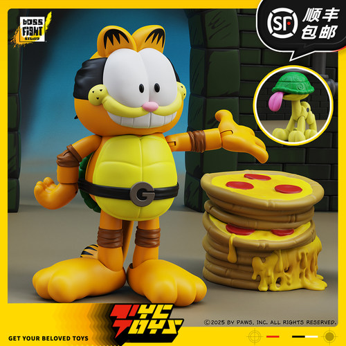 【TYCTOYS】正版现货 BFS老板打击忍者神龟加菲猫欧弟2人套人偶