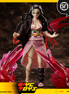 【TYCTOYS】现货ANIPLEX BUZZMOD鬼灭之刃灶门祢豆子鬼化1/12可动