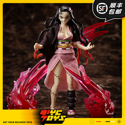 【TYCTOYS】现货ANIPLEX BUZZMOD鬼灭之刃灶门祢豆子鬼化1/12可动