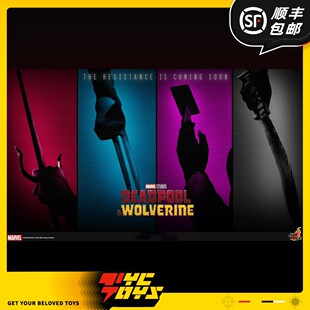 【TYCTOYS】定金预售 HOTTOYS HT漫威死侍金刚狼抵抗组织牌皇1/6