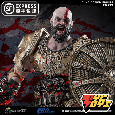 弑神战争奎爷7寸可动人偶