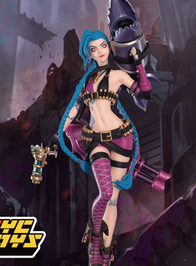 【TYCTOYS】现货 魔力风暴MORSTORM英雄联盟暴走萝莉金克斯手办笔