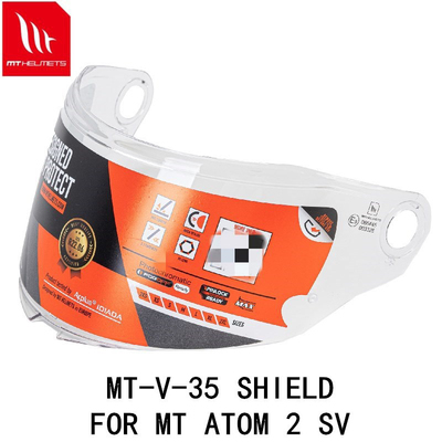 MT-V-35镜片适配MT ATOM 2 SV揭面盔MT原厂镜片揭面盔镜片