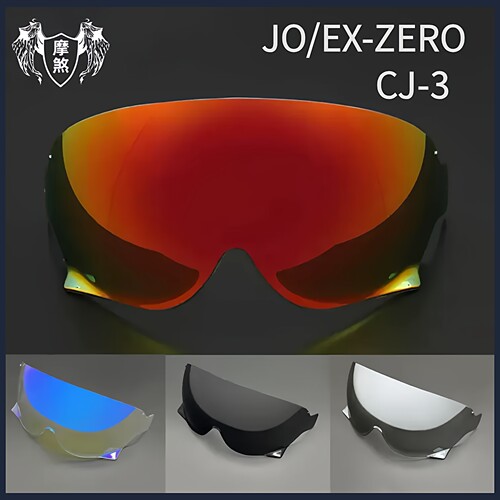 【摩煞】限时SHOIE JO EX-ZERO CJ-3复古头盔半盔日夜镜片3/4盔