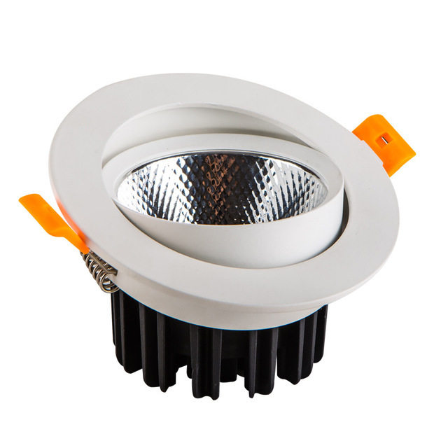 家用客厅嵌入式筒灯天花灯商用店铺射灯cob背景墙牛眼灯聚光灯