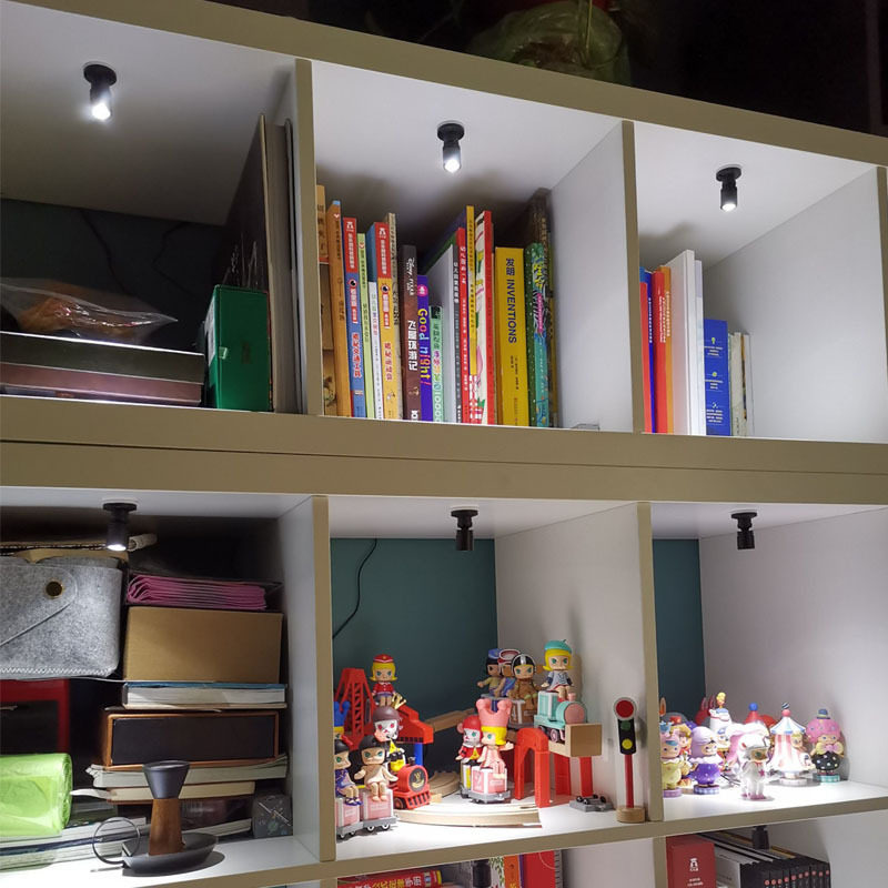 1w迷你彩色超级小展柜珠宝射灯灯模型柜灯展示背景墙鱼缸小型