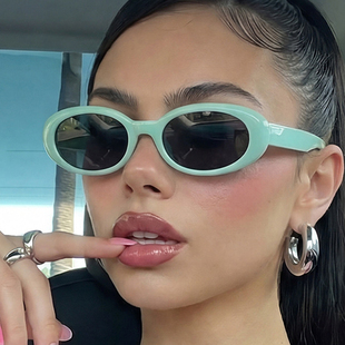 2026 Oval sunglasses 椭圆太阳镜女ins复古墨镜欧美小框太阳眼镜