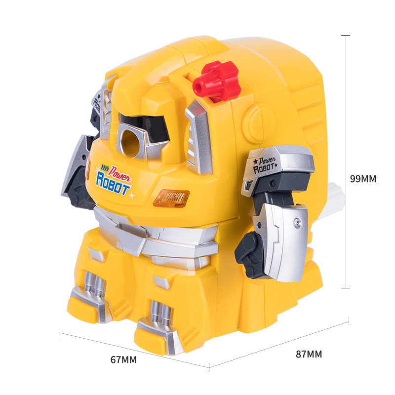 어린이와 학생에게 효과적인 연필깎이 트랜스포머 창작연필깎이 연필깎이 수동식 연필깎이 대패
