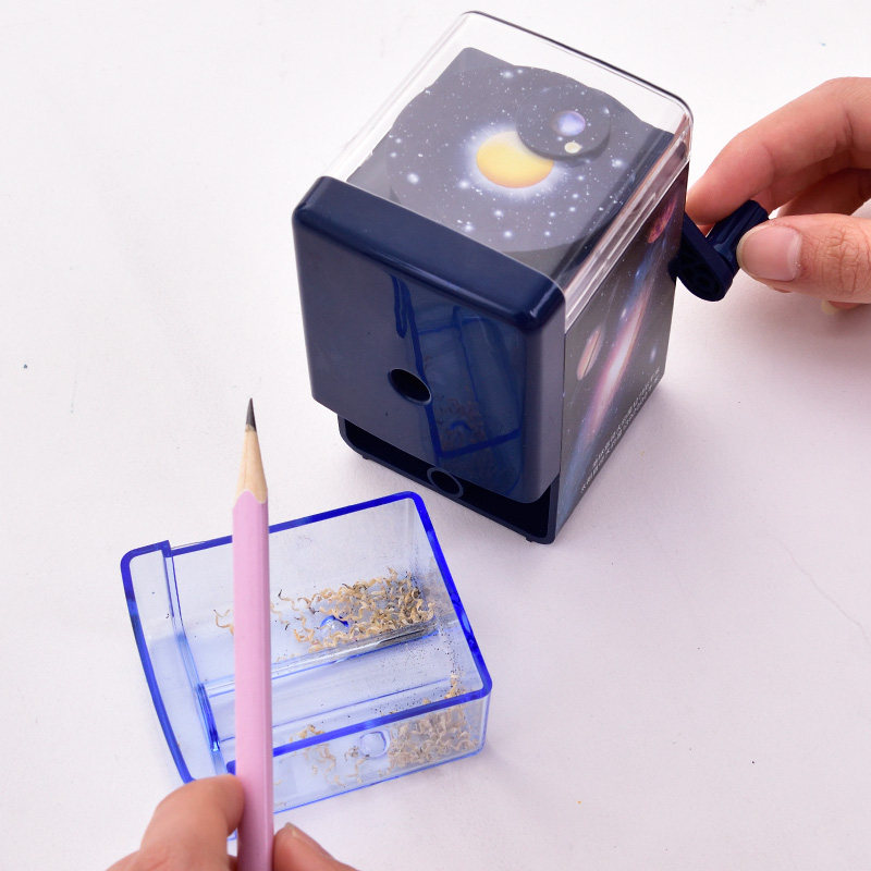 델리 연필깎이 어린이 및 초등학생을 위한 수동식 연필깎이 안전 자동 펜 입력 연필깎이 연필깎이 펜대패