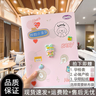 蛇宝宝孕检收纳册宝妈孕妈妈产检资料收纳彩超报告单收纳袋文件夹