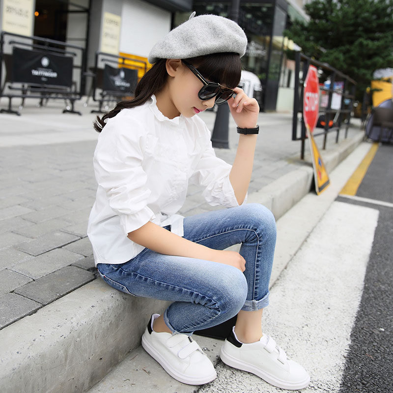 Chemise fille à manche longue - Ref 2085362 Image 1