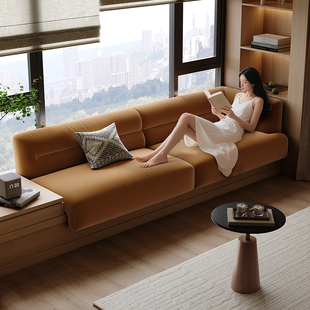 2026玛度新款飘窗沙发定制坐靠一体垫高端改造卧室榻榻米卡座沙发