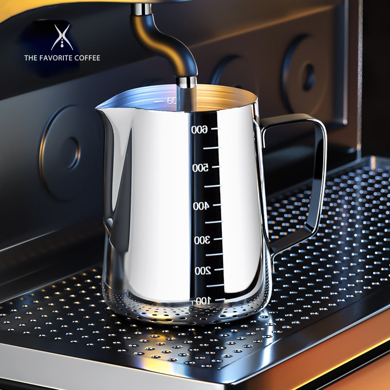 远岸咖啡拉花杯304不锈钢尖鹰嘴内外刻度花式咖啡打奶泡杯拉花缸,餐饮具,配套器具,淘宝优惠券,粉丝福利购,淘宝优惠卷