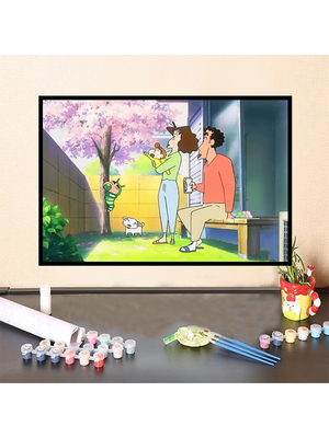 油彩画diy数字油画丙烯画填充画