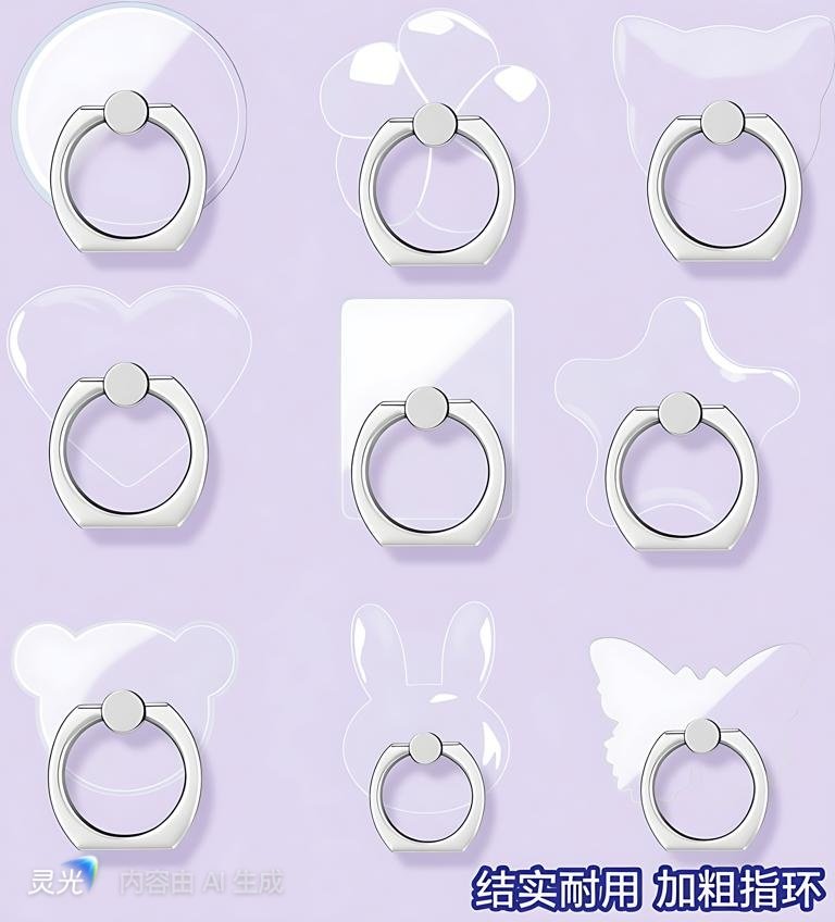 隐形手机指扣环壳指环扣支架懒人环指扣桌面支撑架夹拉强力粘贴式,3C数码配件,手机支架/手机座,淘宝优惠券,粉丝福利购,淘宝优惠卷