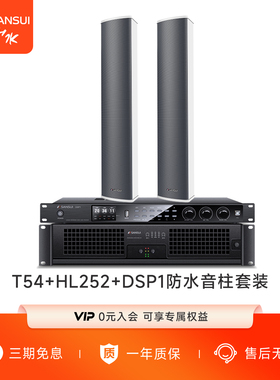 山水T54可分区校园公共广播无线蓝牙传输功放大功率专业定压喇叭