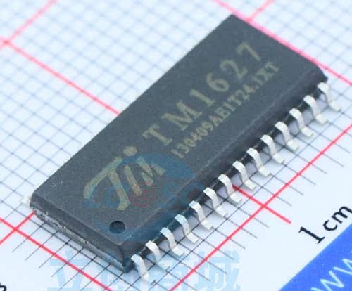 全新原装正品 TM1627 贴片 SOP-28 LED驱动 数码管驱动IC芯片