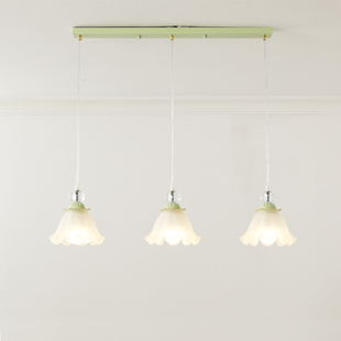 餐厅吊灯奶油风简约现代创意2025年新款网红全光谱高显指饭厅灯具