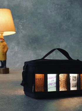 38灯gz灯大容量进口透明隔层户外老山露营灯包多功能外挂收纳袋