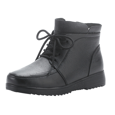 语皇马丁靴羊毛真皮靴子