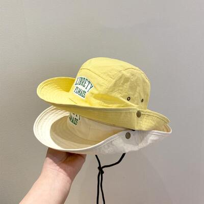 儿童防晒遮阳渔夫帽男女适用