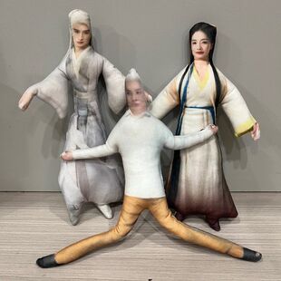 临江仙电视剧曾舜晞白鹿 抽象老鼠公仔玩偶手脚活动铁丝骨架任意