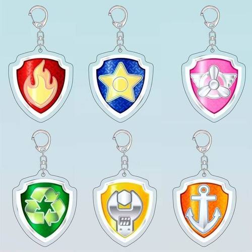 可爱汪汪队立大功钥匙扣徽章爆款