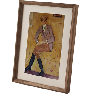 (清仓)4K实木画框装裱8K挂墙装饰大相框A3定制木框原木洗照片裱框