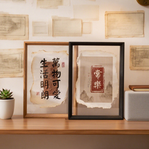 相框空框A3a4摆台字画书法画框6寸透明玻璃装裱外框架挂墙定制diy