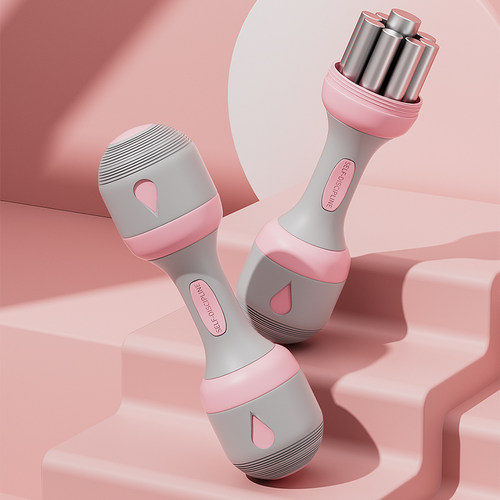 10kg可调节哑铃女士健身家用