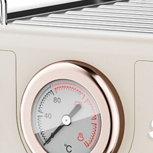 跨境跨境20bar半自动一体复古浓缩高压萃取奶泡咖啡机110v美规