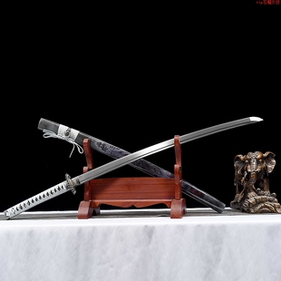 龙泉刀剑高碳钢武士道宝剑冷兵器日式动漫刀剑影视道具未开刃