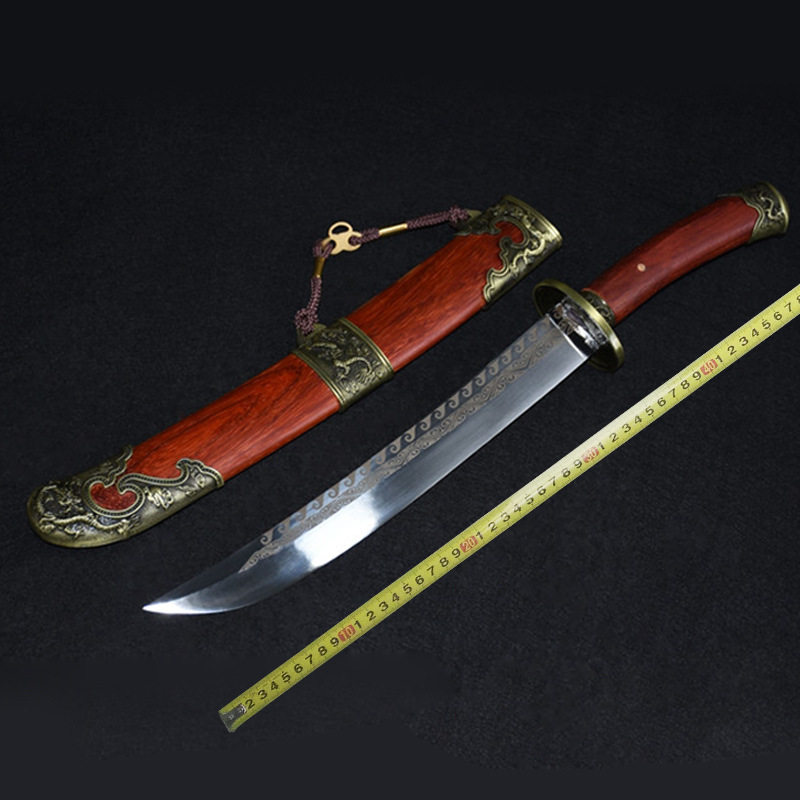 龙泉周匠刀剑宝剑绣春刀锦衣卫短刀户外兵器武术刀具 未开刃