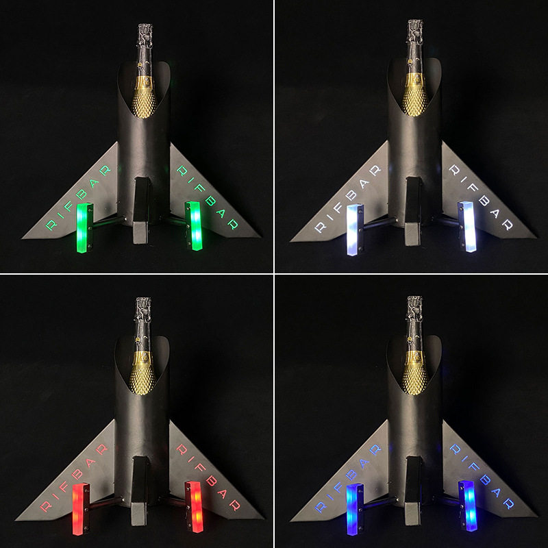 正品飞机红酒架摆件酒柜装饰品展示架家用倒挂香槟杯架葡萄红