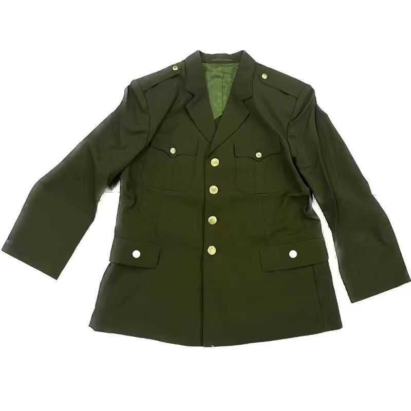 军绿色宽松夹克2024新款西装外套