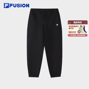基础休闲收口裤 FILA 时尚 新款 FUSION斐乐潮牌针织长裤 女2026春季