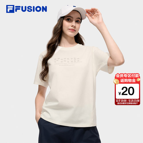 FILAFUSION斐乐女士针织短袖衫