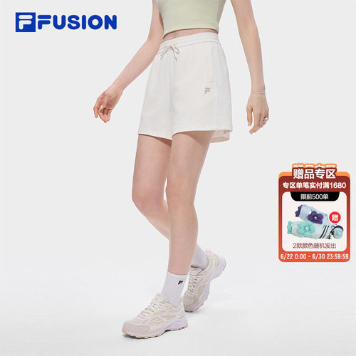 FILAFUSION斐乐女士针织短裤
