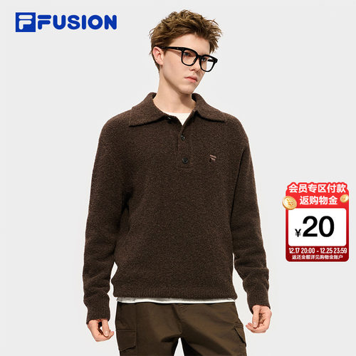 FILAFUSION斐乐情侣编织衫